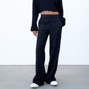 Zara Masculine Plaid Pants